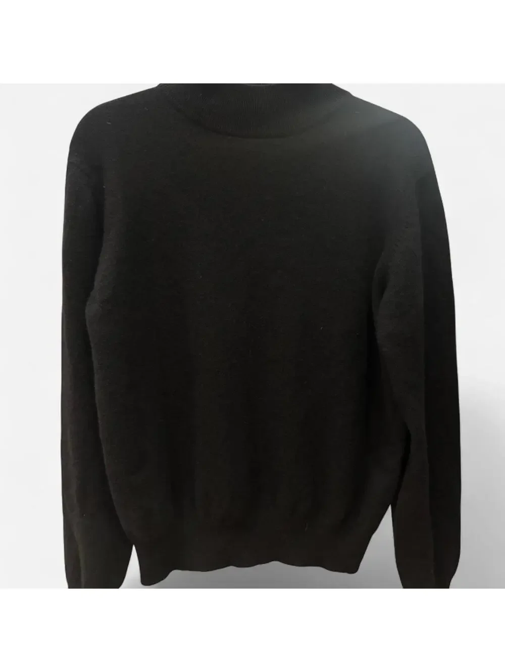 Westbound - Black cashmere mock turtleneck sweater #cashmere #turtleneck